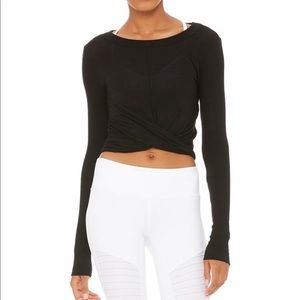 ALO Yoga Cover Long Sleeve Top XS